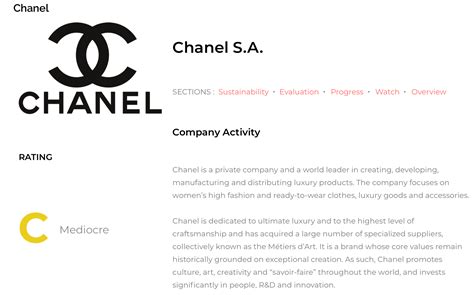 chanel sustainability report 2019